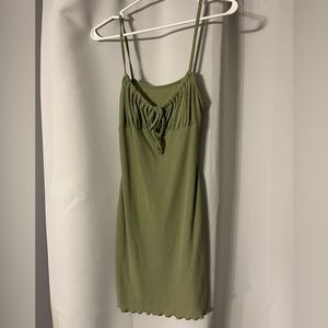 Small green dress!